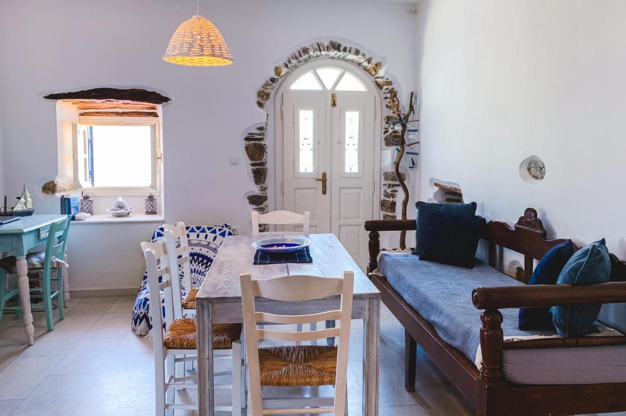 Blue & White: An Absolute Aegean Dream House Villa Galini  Exteriör bild