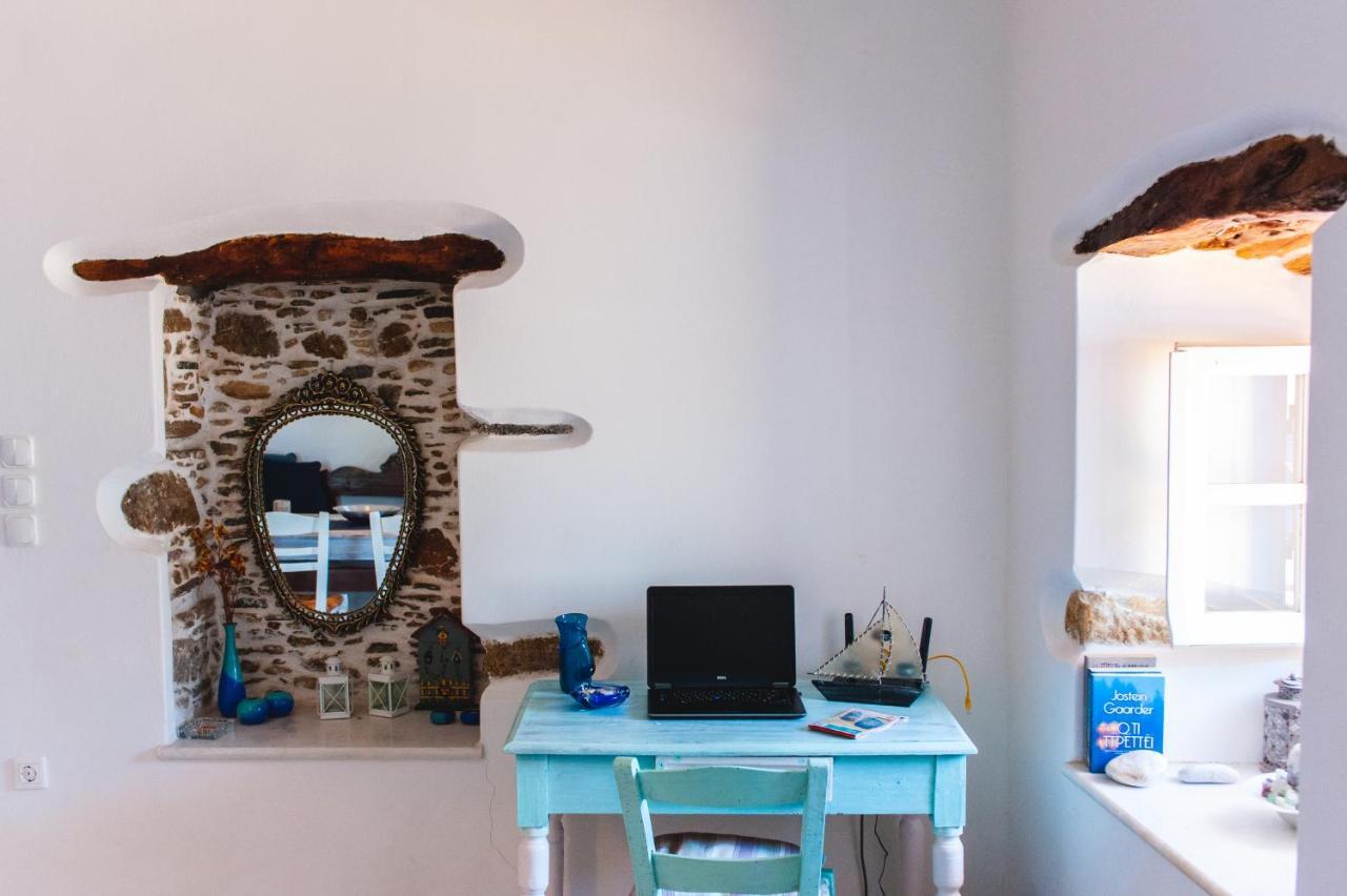 Blue & White: An Absolute Aegean Dream House Villa Galini  Exteriör bild