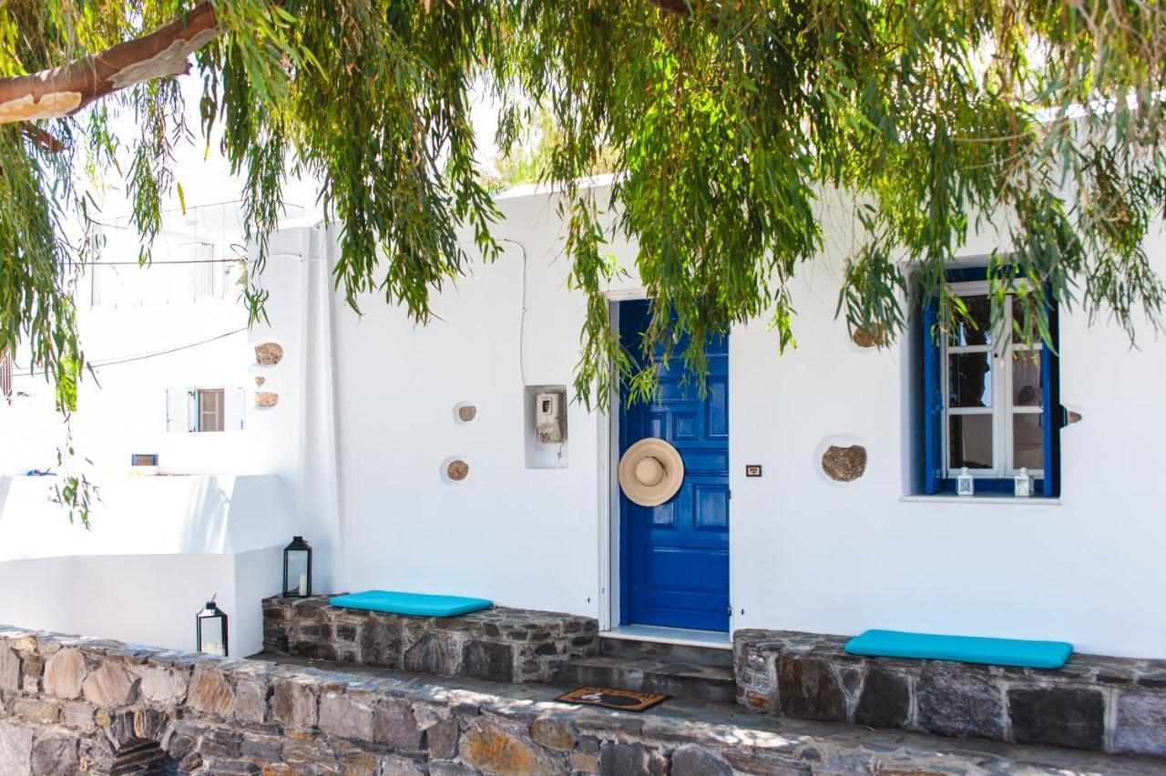 Blue & White: An Absolute Aegean Dream House Villa Galini  Exteriör bild