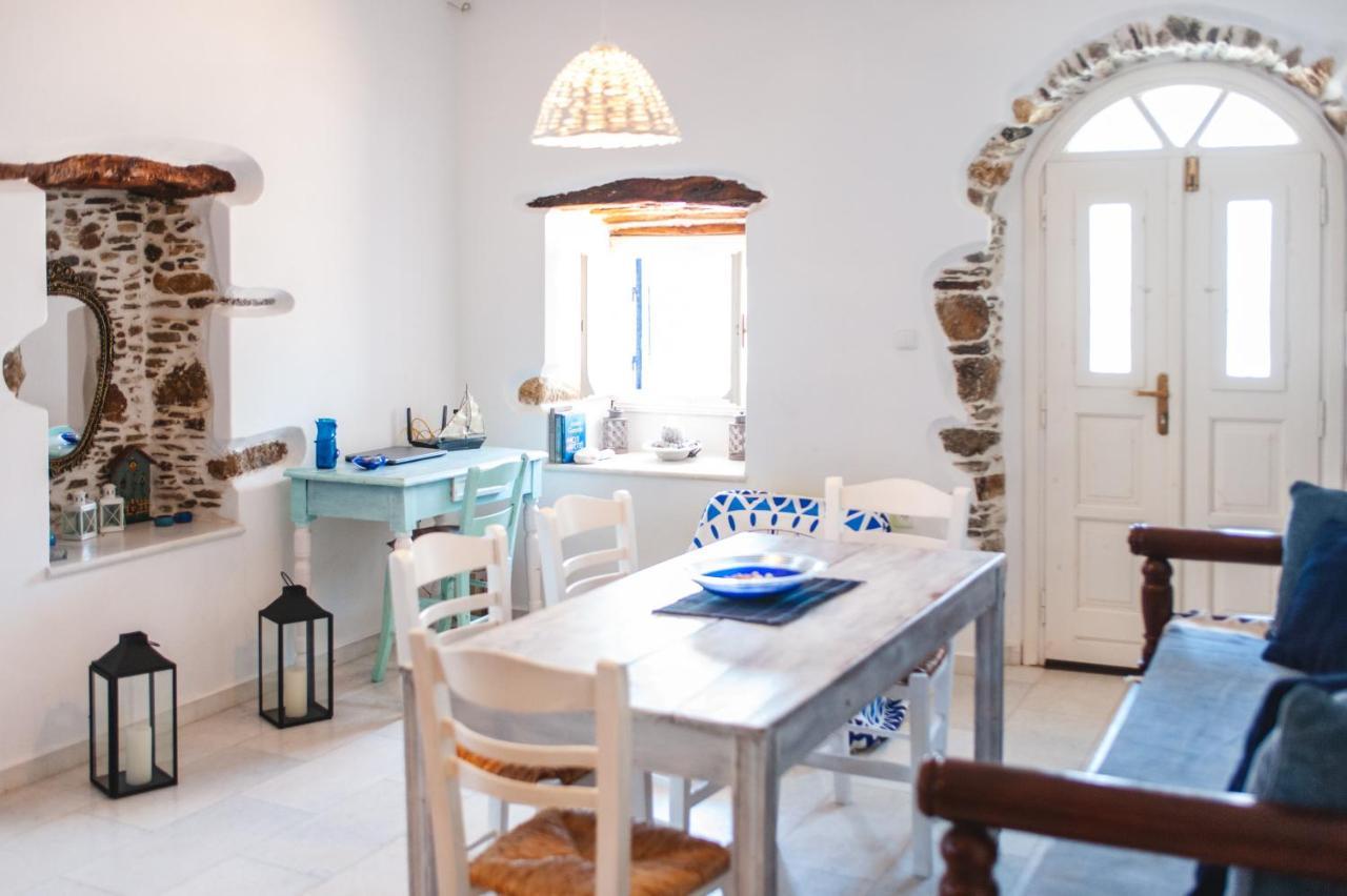 Blue & White: An Absolute Aegean Dream House Villa Galini  Exteriör bild
