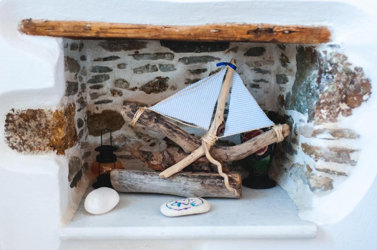 Blue & White: An Absolute Aegean Dream House Villa Galini  Exteriör bild